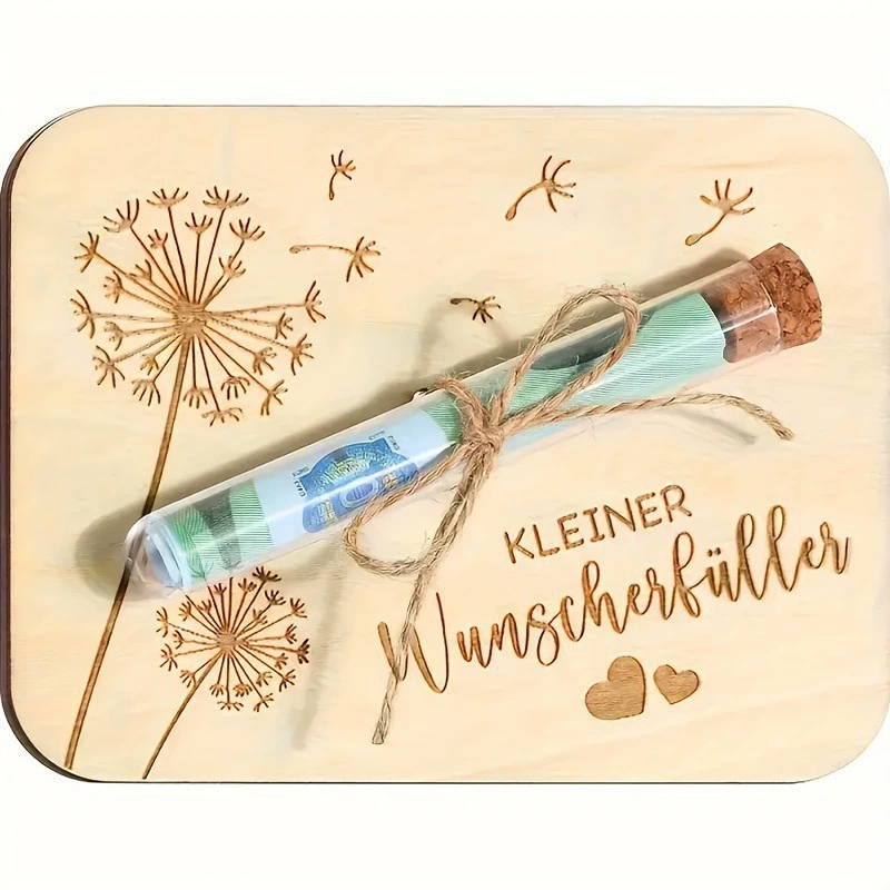 Упаковка для подарков в виде монет (включая пробирку), включая конверт и пеньковую веревку, декоративные поделки для свадебной хроники