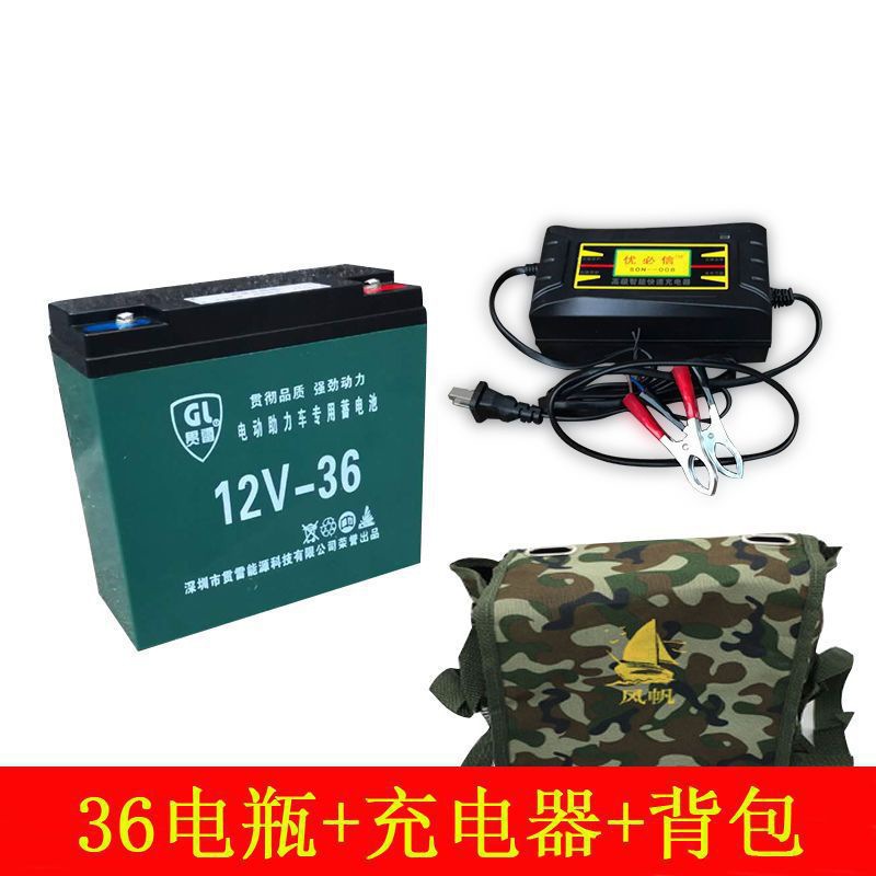 새로운 정품 12V36 배터리 + 충전기 + 배낭