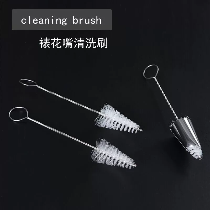 Украшение Насадки Щетка Для Чистки коническая насадка Щетка Насадка щетка для очистки насадки нейлоновая щетка инструмент для выпечки