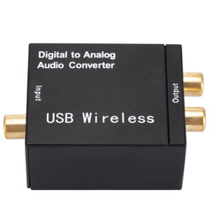 Digital optical fiber to analog decoder 5.0 Bluetooth receiver TV coaxial spdif to Lotus RL audio