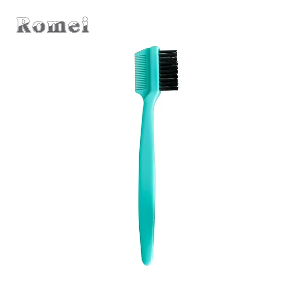 Two-end plastic eyebrow comb eyebrow brush nylon hair eyelash comb multi-functional application small comb