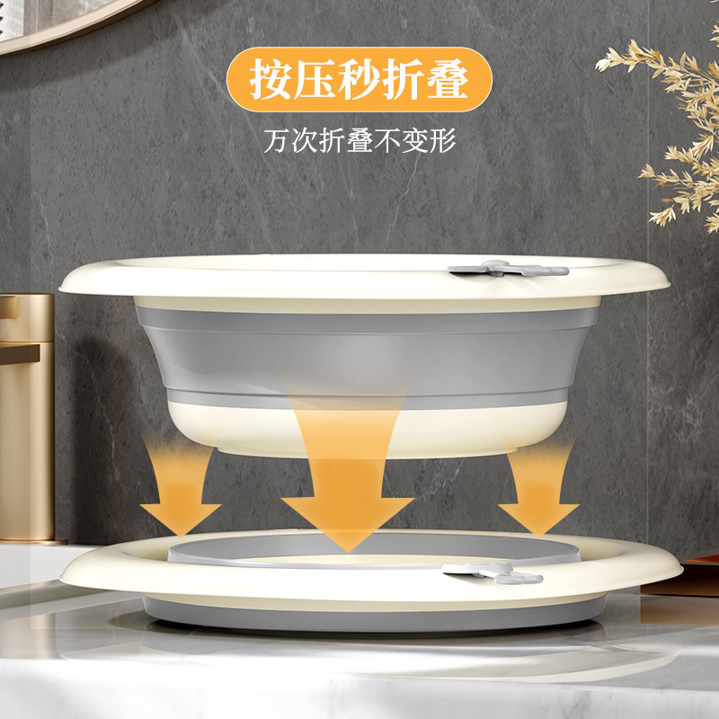 婴儿可折叠洗脸盆专用洗屁屁股新生儿童初生宝宝家用小盆子三件套|undefined