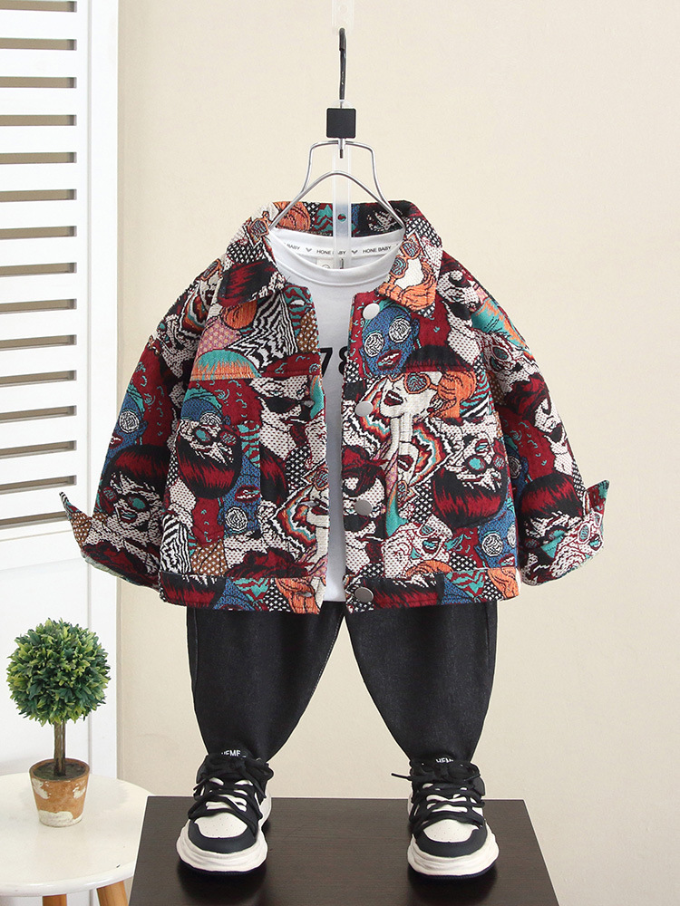 6221 primavera y otoño para niños chaqueta de fragancia pequeña 2024 nuevo bebé a principios de otoño chaqueta hermosa chaqueta ropa para niños otoño