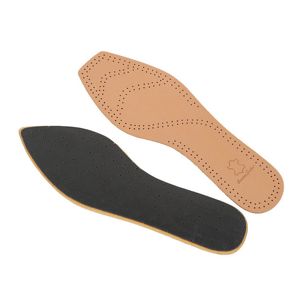 Leather shoes pointed-toe