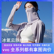 VVC柠下薄款防晒面罩全脸防紫外线男女户外骑行防尘透气夏季遮阳