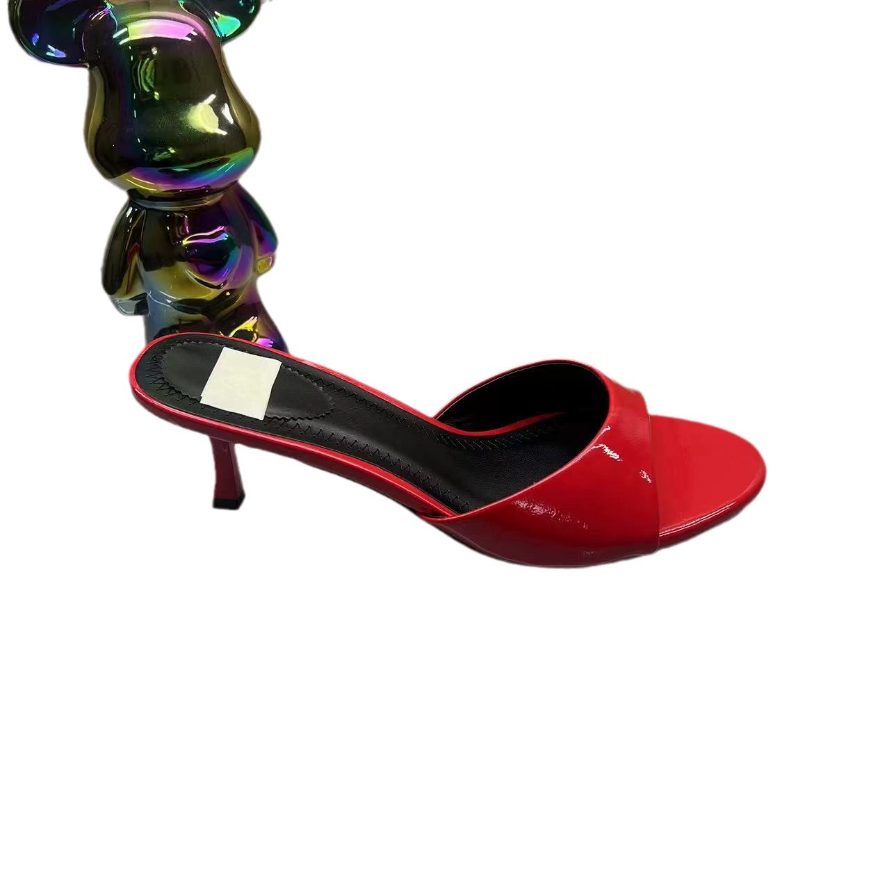Зара летние красные модные сандалии с ремешком