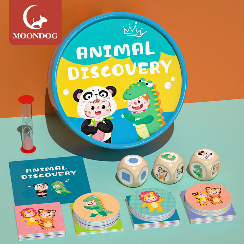 Tiktok mismo estilo adivinar quién soy juego de razonamiento lógico educativo para niños Guess personaje padre-hijo escritorio juguete de madera