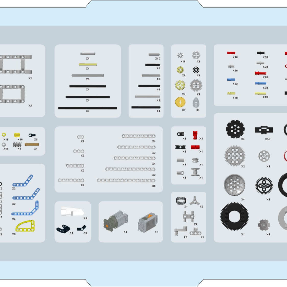 ロボット一二級試験セット全国青少年電子学会試験級器材電動組立積み木