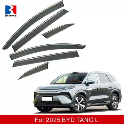 Dropshipping available for BYD Tang L 2025 car side window sun and rain visors (Rain shield) - standard-packaging-byd-tang-l-2025-6pcs