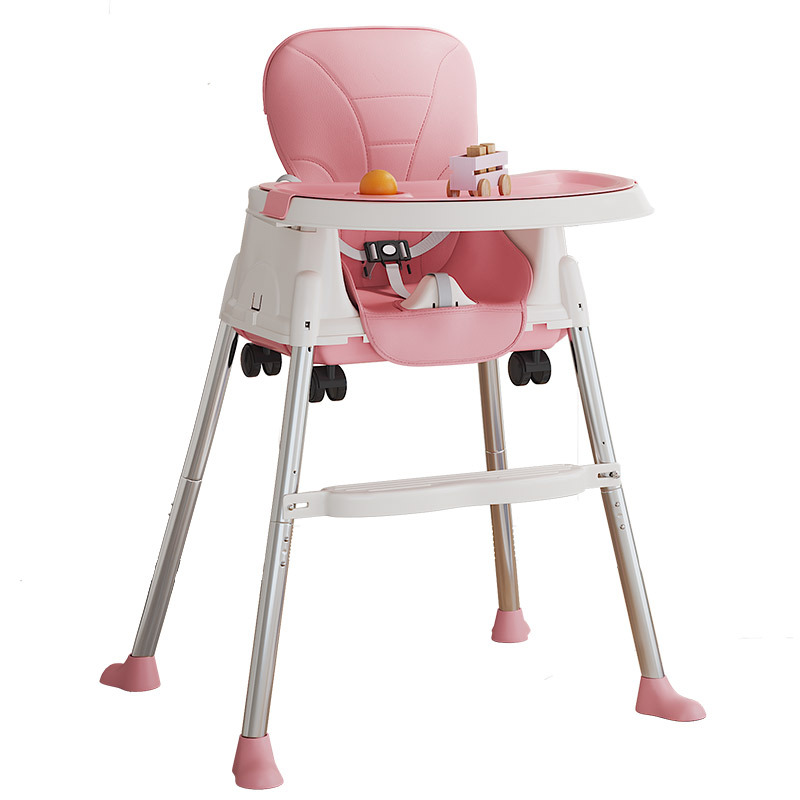 Silla de comedor ajustable para bebés multifuncional plegable portátil silla de alimentación