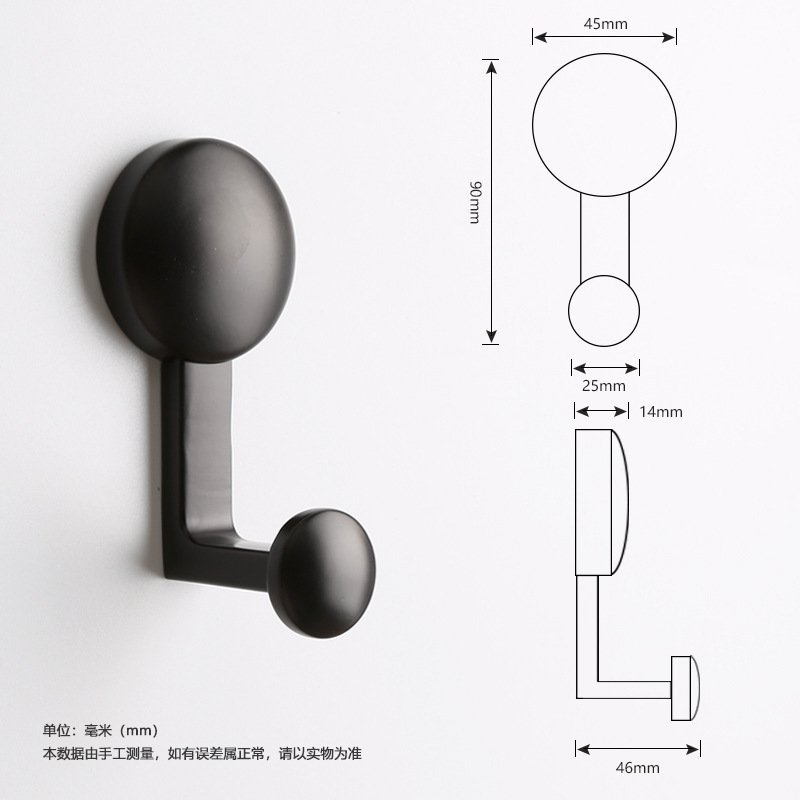 Ropa de armario gancho solo gancho de estilo europeo gancho de pasillo gancho de ropa colgante de pared gancho de pared-gancho de llave libre