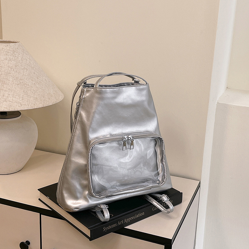 Gran capacidad TOT Commuters 2025 nuevo estilo japonés estilo coreano de moda de ocio bolsa de dolor transparente clase de moda de bolso de hombro