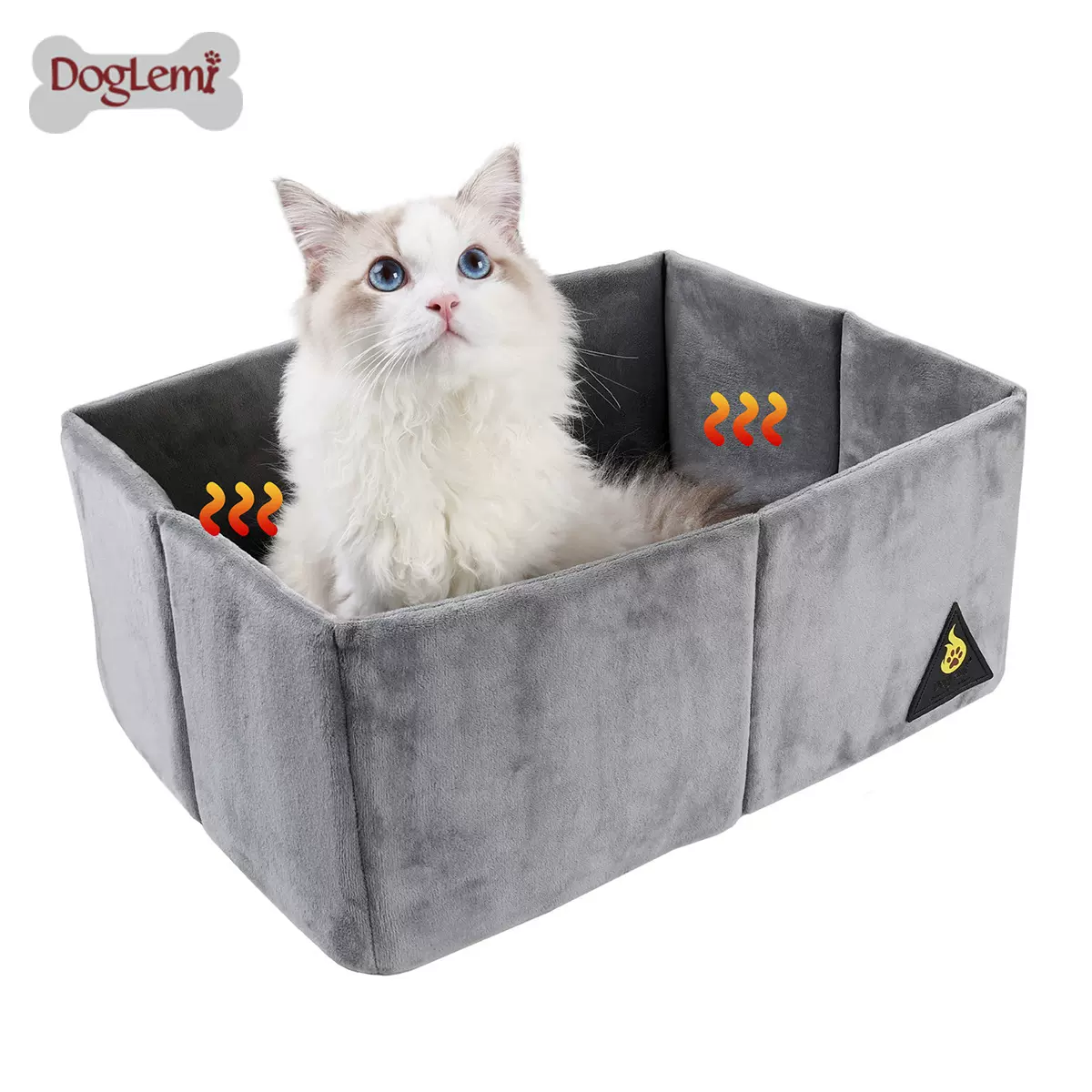 大空间保温宠物床便携式可折叠猫窝舒适底部防滑宠物窝可拆卸猫床