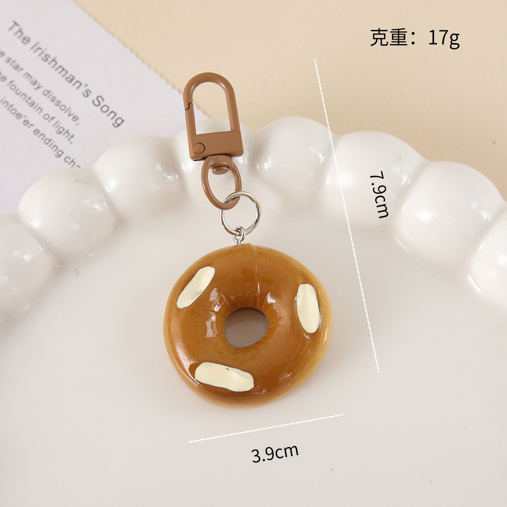 귀여운 모형 빵 키링/베이글 빵