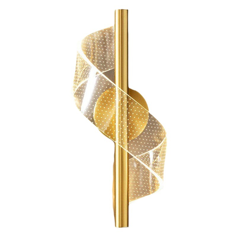 Luz de lujo dormitorio lámpara de pared minimalista nórdico sala de estar diseñador de arte pasillo escalera Fondo lámpara de pared