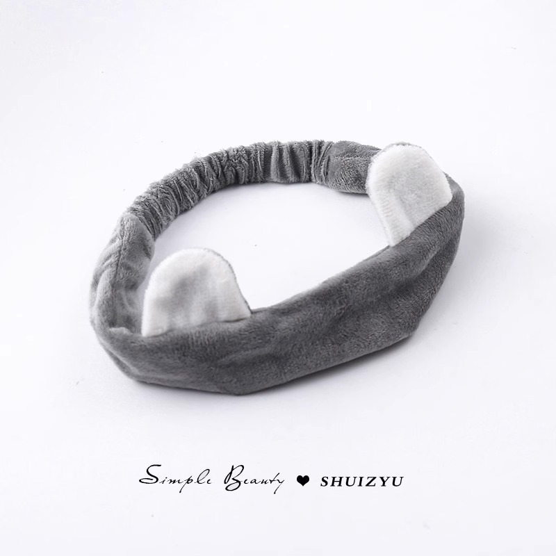 Face Wash diadema especial femenina 2023 nueva diadema femenina antideslizante horquilla de pelo de felpa Paquete de pelo banda de pelo de dibujos animados tocado