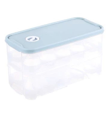 6S Home Egg Storage Box Egg Box Egg Fresh Box Home Kitchen Multi -layer Transparent Covering Egg Bearing