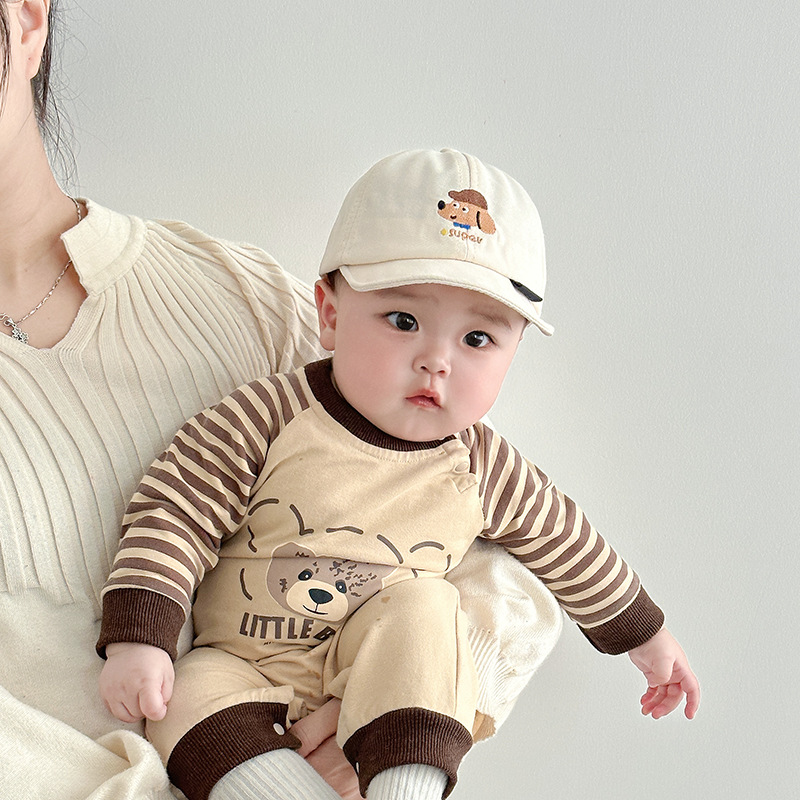 Sombreros para bebés primavera y otoño delgados lindos gorras de lengua de superpeso para niños y niñas sombreros de béisbol de verano