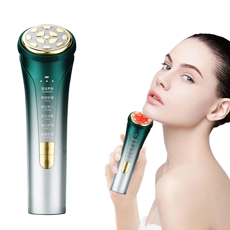 Factory Direct Supply of Multi-Functional Household Facial Beauty Device with Four Modes, Ems Red Light Ice Compress Beauty Device Factory Direct Supply of Multi-Functional Household Facial Beauty Device with Four Modes, Ems Red Light Ice Compress Beauty Device