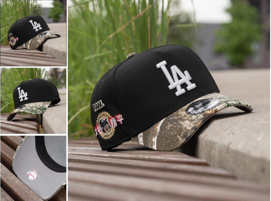 New Era FAM Cap Store Los Angeles Dodgers Shohei Ohtani 9FORTY A-Frame Cap Black Realtree Camo