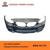 LEESUGIA M2C F87 сухой карбоновый передний бампер из оригинального углеродного волокна для автомобиля