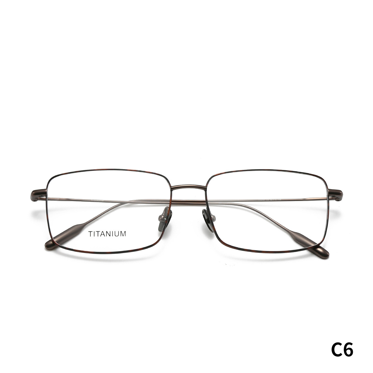 STUDIOMUKU gafas de madera cool aire abierto cuadrado marco de gafas de marco completo marco de gafas de negocios cómodo ultra ligero