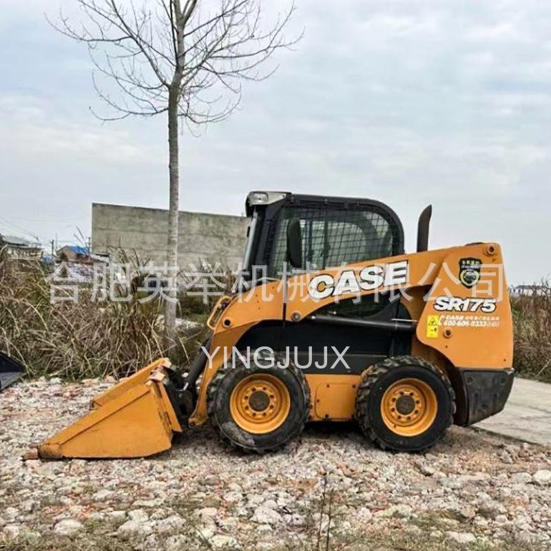 Cascase noventa por ciento nuevo cargador pequeño SR175 para ingeniería agrícola de neumáticos transfronterizos image 3