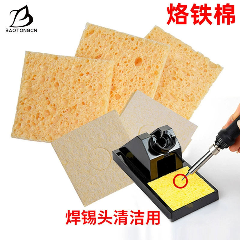Высококачественная термостойкая электрическая губка для паяльника утолщение Сварка из оловянной плиты головки для очистки паяльной губки