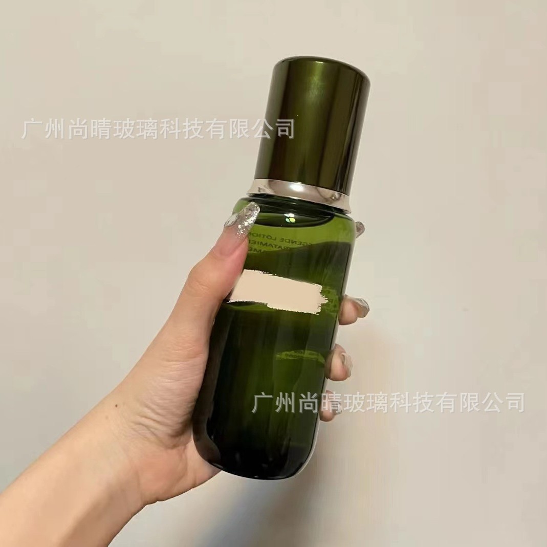 En stock nuevo 150ml esencia botella de agua de tóner esencia sub-embalaje botella de vidrio productos de cuidado de la piel material de embalaje