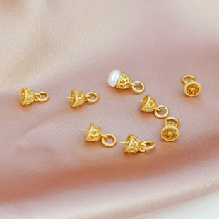 Խ��ɳ������ɫ18K�����U�ջ�ñ���w���п�ճ�������ֹ�DIY�Ʒ