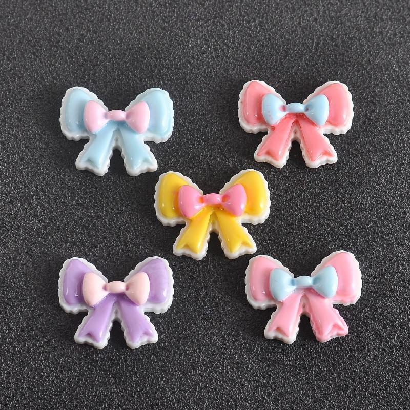 더블 보우 혼합 색상