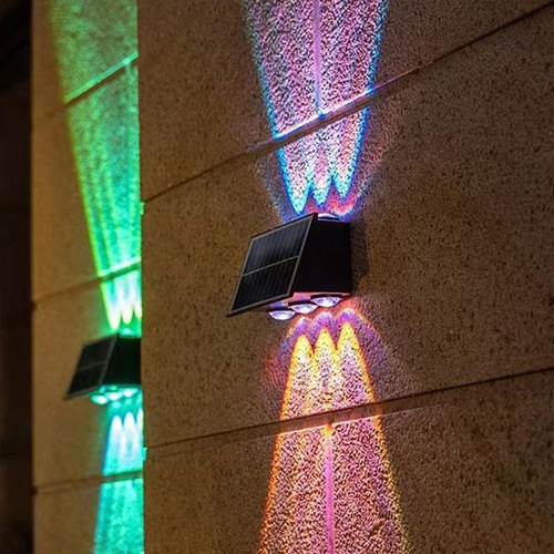 Solar wall light outdoor waterproof courtyard villa lighting led home garden balcony ambient light wall light