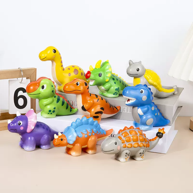 跨境新品仿真恐龙pu慢回弹解压玩具捏捏乐减压动物三角龙工厂批发