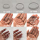 Punch-free Invisible Transparent Anti-collision Strip Refrigerator Anti-collision Pad Mute Thickened Door Handle Silicone Door Rear Cabinet Anti-collision Paste