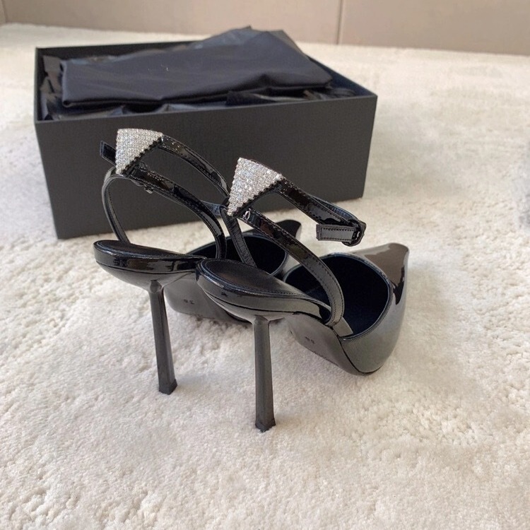 Black High-Heeled Shoes with Rhinestone Straps for Women, 2025 Spring and Autumn New Style, Closed-Toe Sandals, Pointed Toe, Stiletto Heels, Internet Celebrity Shoes Black High-Heeled Shoes with Rhinestone Straps for Women, 2025 Spring and Autumn New Style, Closed-Toe Sandals, Pointed Toe, Stiletto Heels, Internet Celebrity Shoes