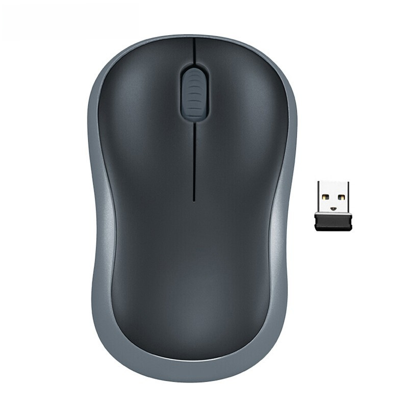 罗技（Logitech） M186无线鼠标 家用办公电脑笔记本通用鼠标灰黑