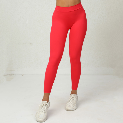 European and American new style no awkward line peach butt fitness yoga pants V waist hip tight sports pants