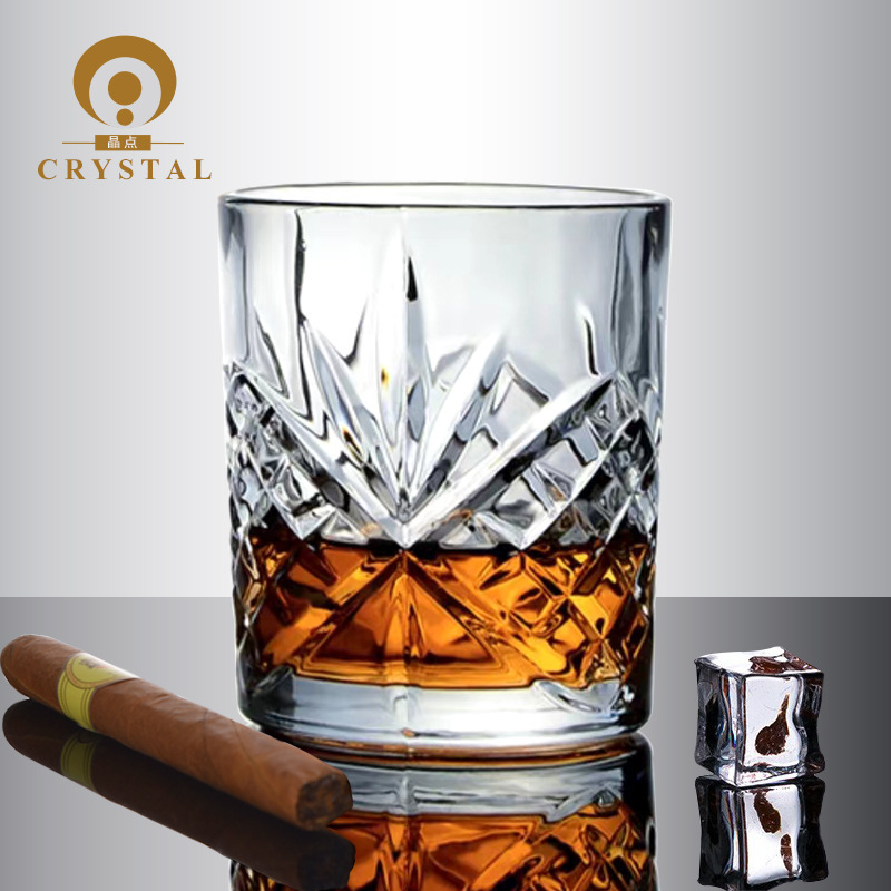 Vaso de vinos de Amazon suministro de vidrio de cristal creativo europeo Vaso de vinos de vinos de whisky de cerveza de bar