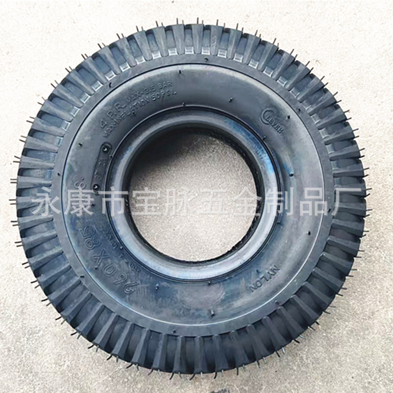 10寸轮胎3.00-4/260X85电动滑板车代步车尘推车内外胎轮椅轮胎