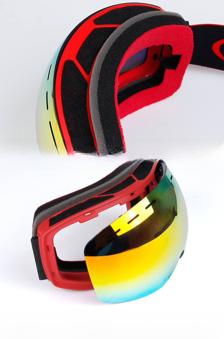 Ski goggles Double-layer anti-fog spherical ski glasses for men and women for outdoor mountaineering windproof eye protection Mirror Gear_voghion.com