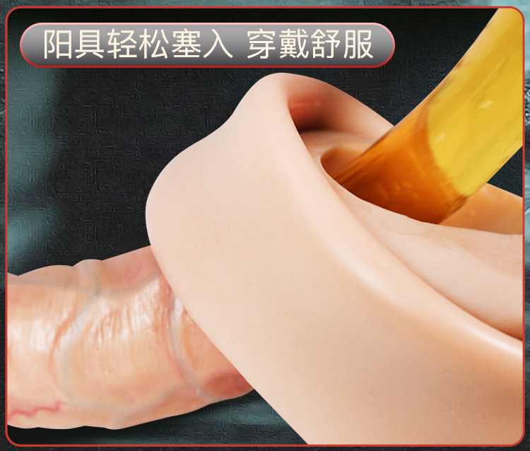 Jiuai Wearable Silicone Dildo Underwear for Adults, Unisex Hollow or Solid Style — detail image 8