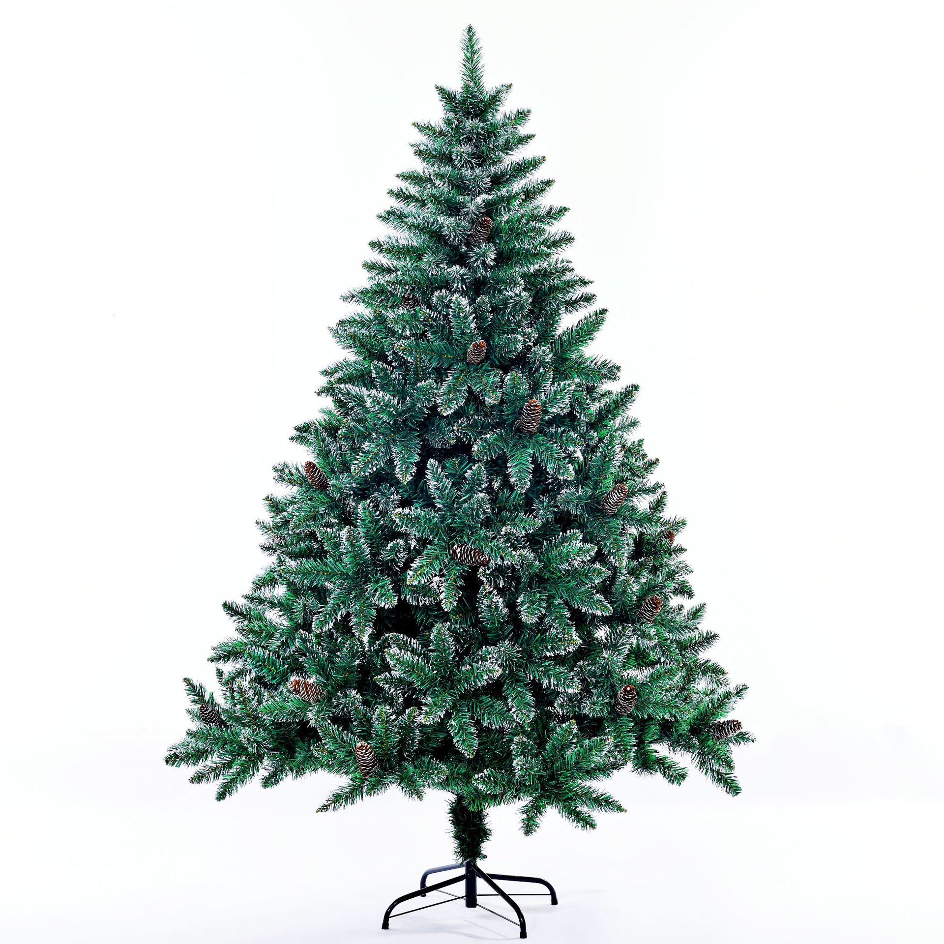 Amazon's new cross -border spike white PVC Christmas tree encrypted…