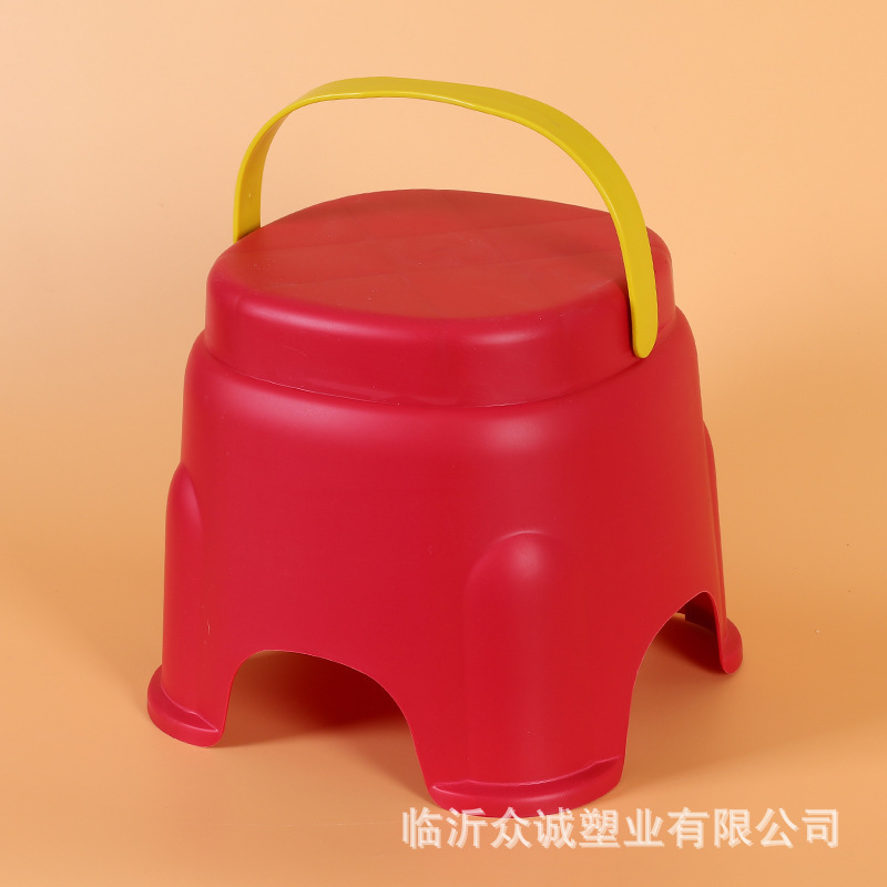 プラスチックの手提げ腰掛けの子供のベンチの滑り止め腰掛けの低い腰掛けの小さい腰掛けはlogoの手提げ腰掛けを印刷することができます。|undefined