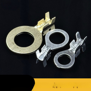 Round Terminal Block Ground Ring Terminal Brass Tin-Plated 2.2/3.2/4.2/5.2/6.2/8.2/10.2