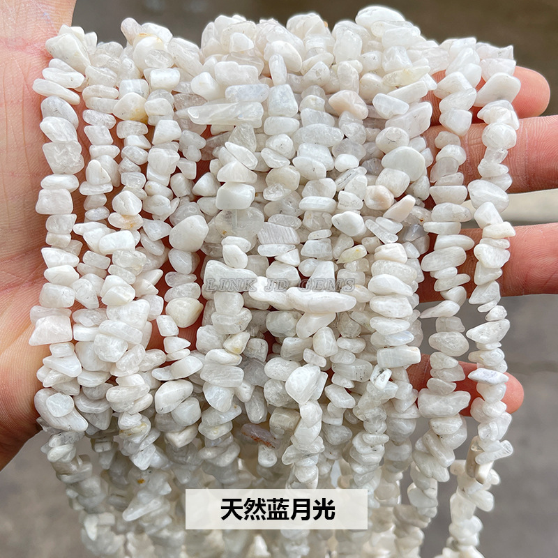 結晶典ジュエリー5-8mm水晶瑪瑙砂利diyアクセサリーアクセサリー穴があります。|undefined