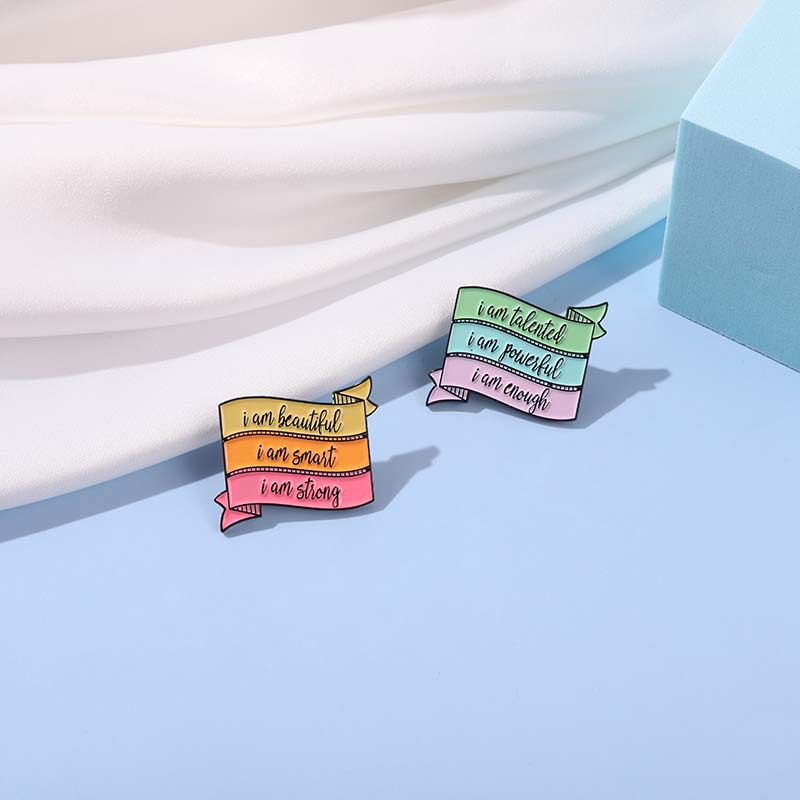Letter, Rainbow Pattern Elegant Streetwear Pin Letter Rainbow Alloy Plating Unisex Brooches