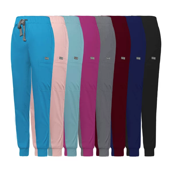 Doctor and Nurse Work Pants with Elastic Waistband for Men and Women, Suitable for Pet Hospitals, Beauty Salons, and Medical Staff Uniforms