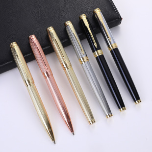 Creative Electroplating Engraved Business Office Metal Signature Pen Conference Gift Ballpoint Pen Contract Signing Special Ballpoint Pen
