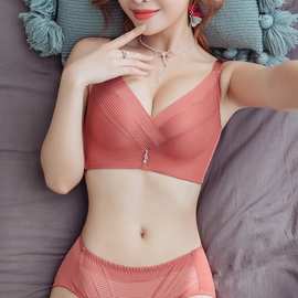 丝雅内衣女士无钢圈上托调整型聚拢收副乳防下垂性感无痕bra文胸