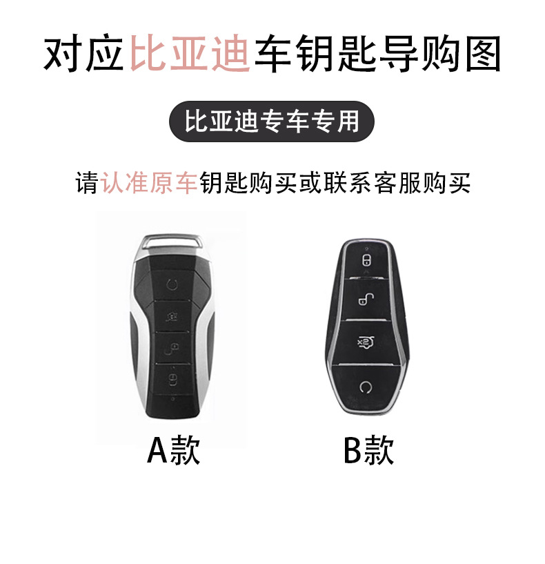Suitable for Byd Dolphin Key Cover, Seagull Han Song Pro Tang Ev Qin Plus Dmi Yuan Destroyer 05 Car Key Case